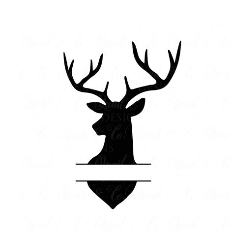 Deer With Name Svg