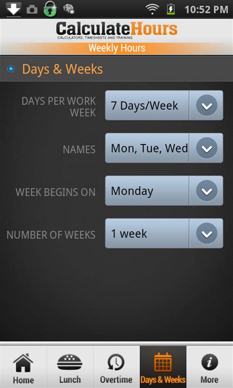 Time Card Calculator Timeclockamazonitappstore For Android
