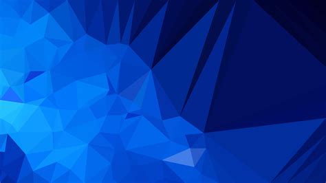 Free Abstract Cool Blue Polygon Pattern Background
