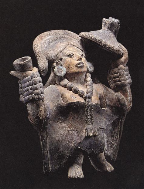 Jaina Standing Figurines Maya Civilization Aztec Culture Mayan Art