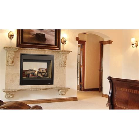 Superior Fireplaces 40 Dv See Through Electric Fireplace Wblack