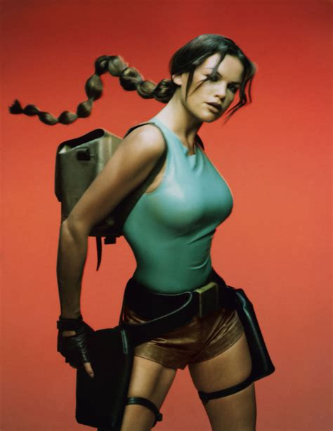 Evolution Of Lara Croft Lara Weller Classic Photoshoot