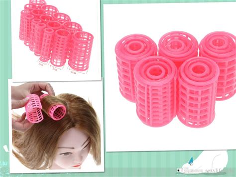 Plastic Hair Curler Roller Large Grip Styling Roller Curlers