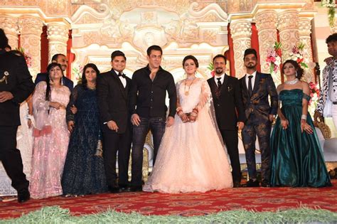 Photos Salman Khan Attends The Wedding Ceremony Of His Makeup Artists