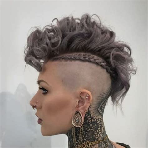 Punk Rock Hairstyles For Curly Hair Short Haircuts From The 80s