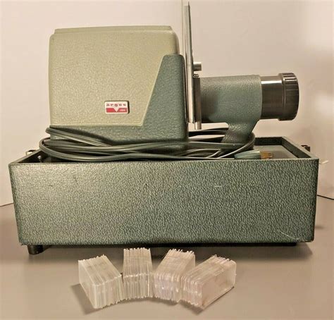 Vintage Argus 300 Slide Projector Tested With Working Bulb Fast