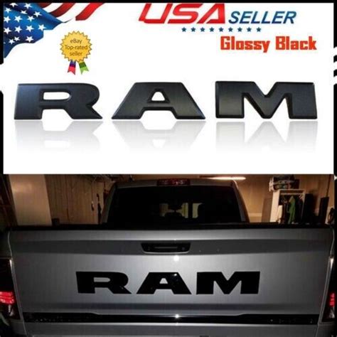 For 2019 Dodge Ram Head 1500 Dt Tailgate Adhesive Oem Emblem Limited