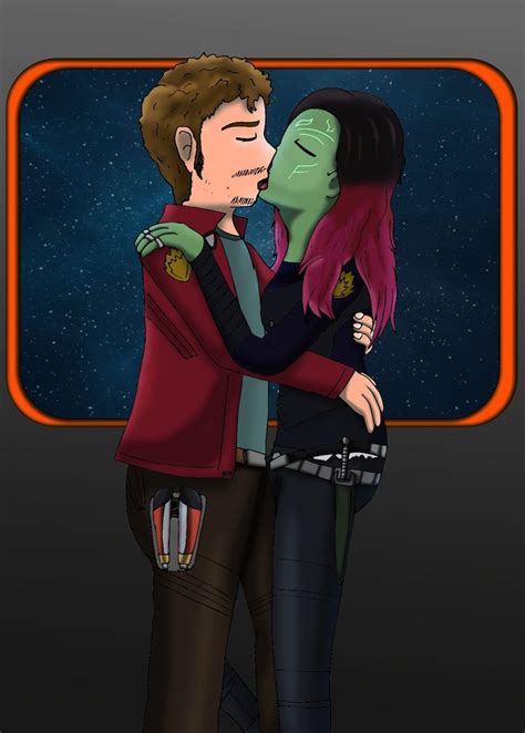 Gamora & Star-Lord kiss en 2020 | Dibujos