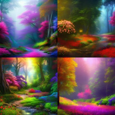 Colorful Forests Ai Generated Artwork Nightcafe Creator