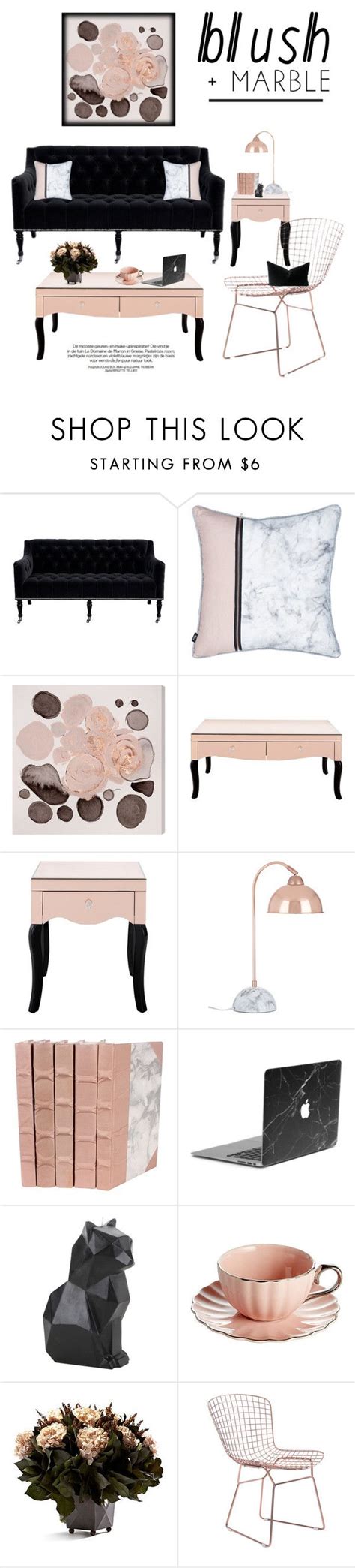 Range of metal hand colors. Blushing Rose Gold & Black Velvet Marble | Apartment ...