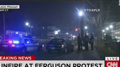 St Louis Police Two Officers Shot At Protest Cnn Video