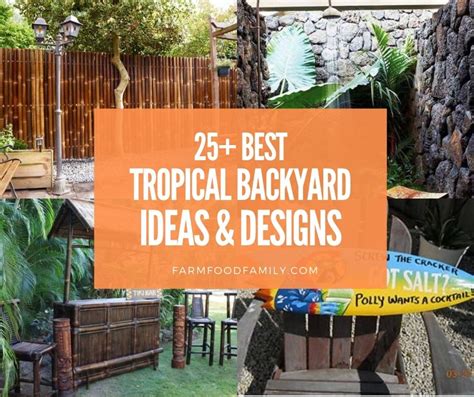 25 Beautiful Tropical Backyard Landscaping Ideas And Designs 2022