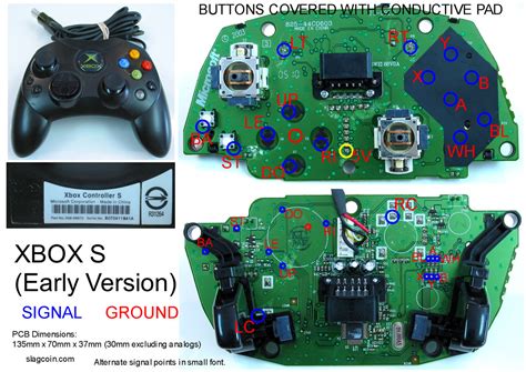 Gaming Gadgets And Mods Xbox 360 And Original Xbox Controller Pcb