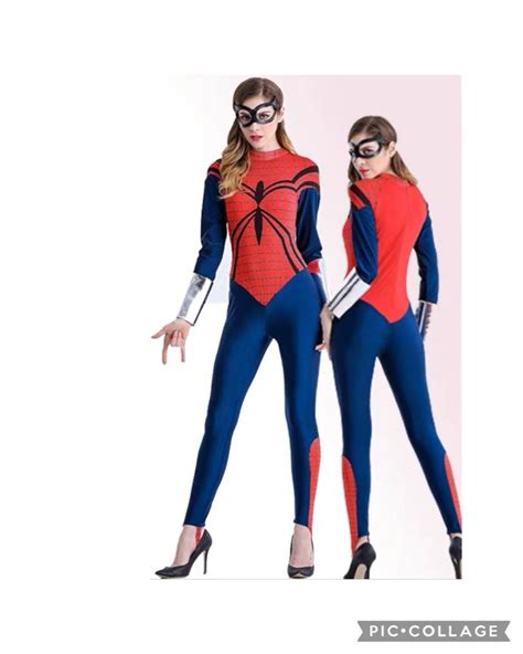 in stock spiderwoman suit spider woman costume spider man costume suit halloween costume party