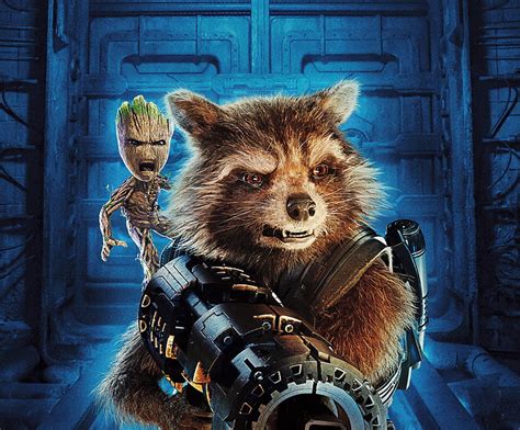 Rocket Raccoon Guardians Of The Galaxy Movie Poster