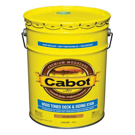 Cabot Transparent Heartwood Tone Oil Based Penetrating Oil Deck And