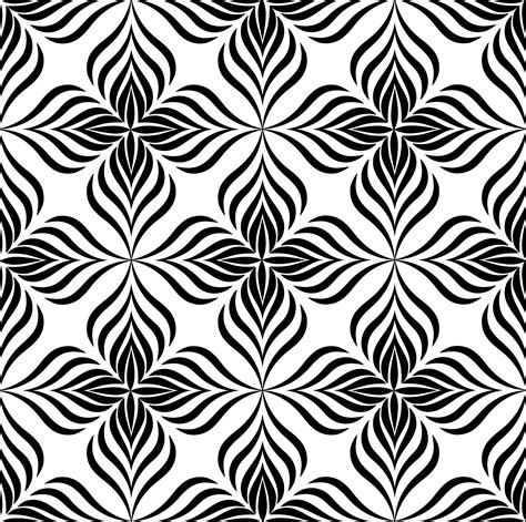 Floral Geometric Pattern Seamless Floral Pattern With Geometric
