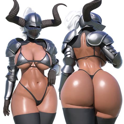Rule 34 Armor Armored Female Armour Big Ass Big Breasts Bikini Armor