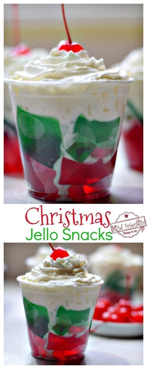 Looking for easy christmas dessert recipes? Christmas Jello Cups | Recipe (With images) | Individual ...
