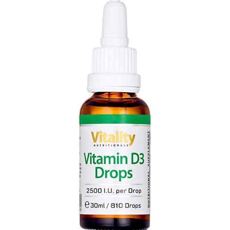 Tilaa D Vitamiinitipat Vitamin D3 Drops 2500 Iu 625 µg Vitaminexpress
