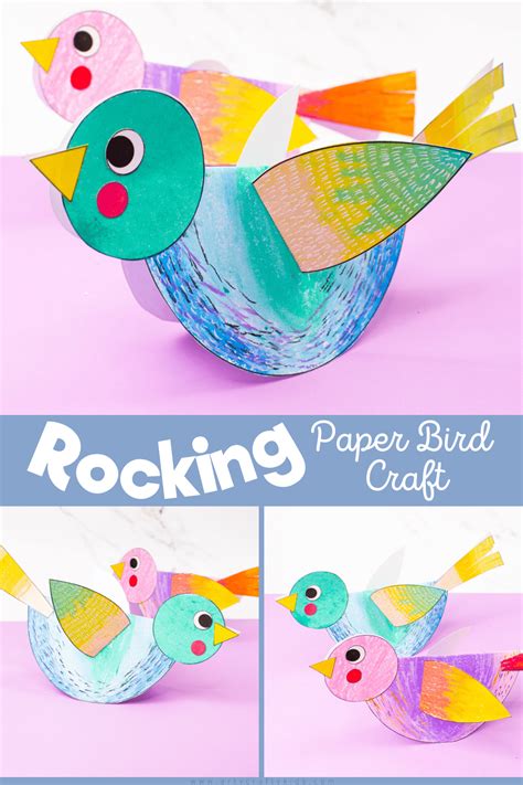 Rocking Paper Bird Craft Artofit
