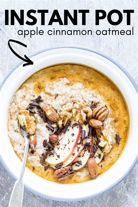 Maybe you would like to learn more about one of these? Instant Pot Apple Cinnamon Oatmeal Recipe - Bake Me Some Sugar