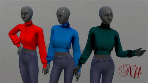 Nadia Fabulous Flow — Turtleneck Sweater New Mesh Compatible Mod Hq