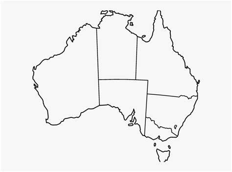 Australia printable, blank maps, outline maps • royalty free. Library of australia map with states black and white stock ...