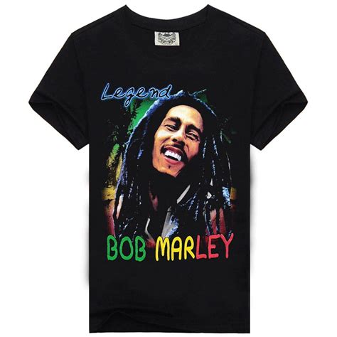 Bob Marley Legend Cotton Mens Printed T Shirt Reggae Master Bob Marley