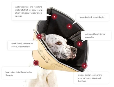 All Four Paws Black Comfy Cone Dog E Collar Dog First Aid Recovery