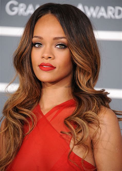At The 55th Annual Grammy Awards Ombre Hair Hair Color