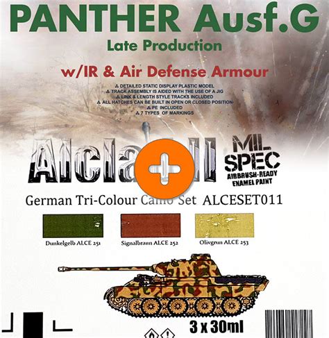 Takom Wwii German Medium Tank Panther Ausfg Late Production W Ir