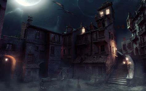 Pin By Arariel M On Halloween With Images City Wallpaper Dark City