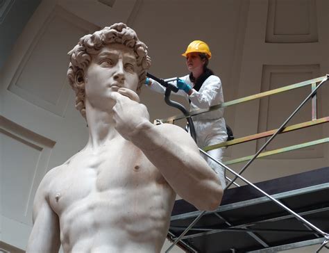 Michelangelos David Gets Clean Up In Florence Florence Daily News