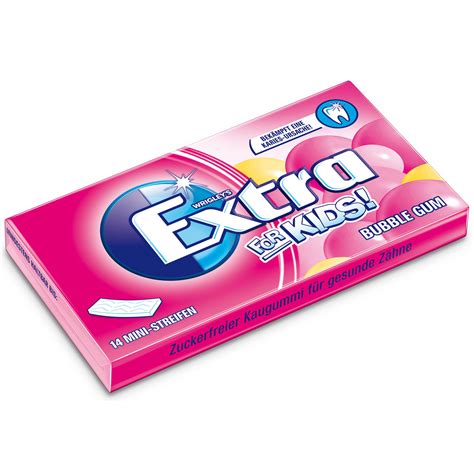 Extra Classic Bubble Gum Sugar Free Chewing Gum Single Pack 15 Stick