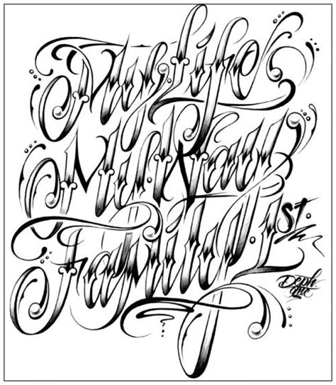 Tattoo Imagenes De Letras Cholas - Tattoo