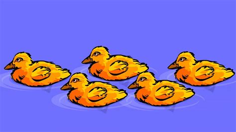 Five Little Ducks Went Swimming One Day Bbc Teach