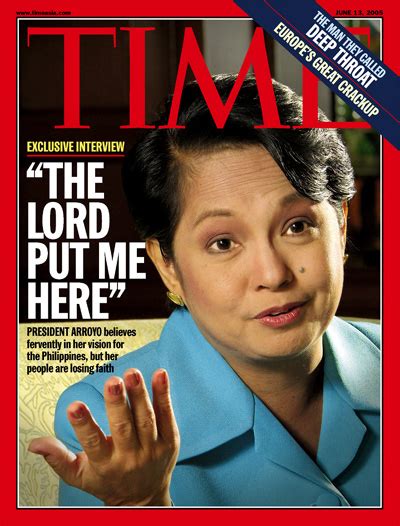 Time Magazine Cover The Lord Put Me Here June 13 2005