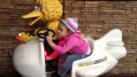 Scarlett Rides With Big Bird 01 27 2013 Youtube