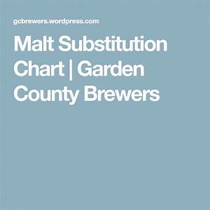 Malt Substitution Chart Malt Home Brewing Chart