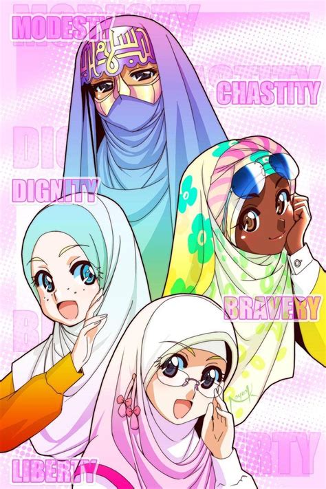 Headscarf Princesses 2 By Nayzak On Deviantart Kartun Kartun Hijab