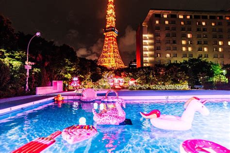 Tokyo Night Pool Best Hotel Pools In Tokyo 2019 Summer Japan Web
