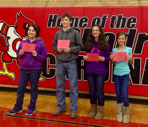 Chadron Middle School 1st Quarter Awards
