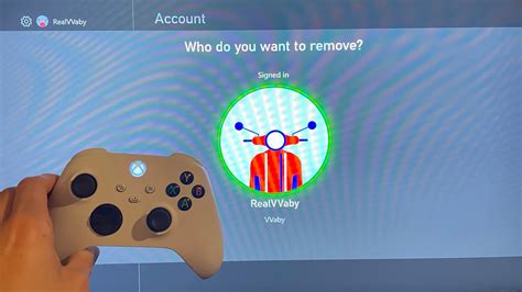 Xbox Series Xs How To Remove Xbox Profileaccount From Console