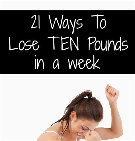21 Ways To Lose Ten Pounds In A Week Fashion Window