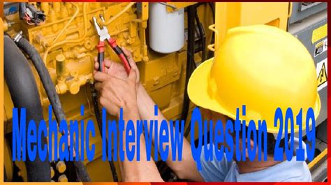 Maintenance Interview Question And Answers 2019 Youtube