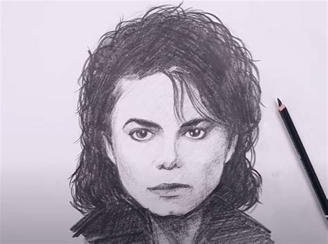 How To Draw Michael Jacksons Face Step By Step