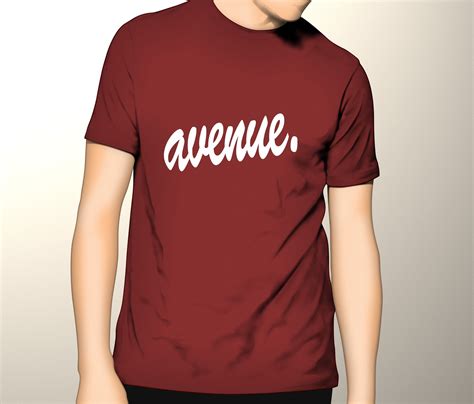 Avenue T Shirt Mock Up Avenue Mens Tops T Shirt Fashion Supreme T