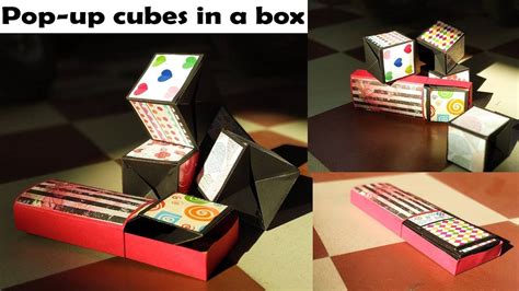 Pop up gift box ideas. pop-up cubes in a box | DIY gift ideas | gift for someone ...