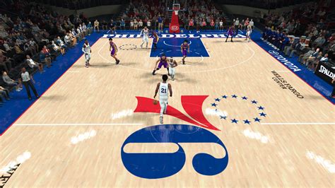 The philadelphia 76ers unveiled their new projections system at the 2014/15 home opener vs. Manni Live│2K Patches: Philadelphia 76ers Wells Fargo Center